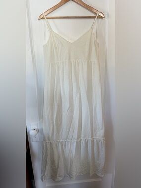 SO Juniors Cream Spaghetti-Strap Maxi Dress